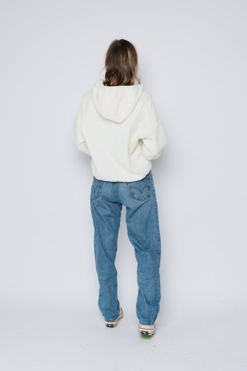 Quinn-Half Zip Sherpa Pullover